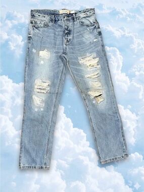 Men's Relaxed Distressed Jeans